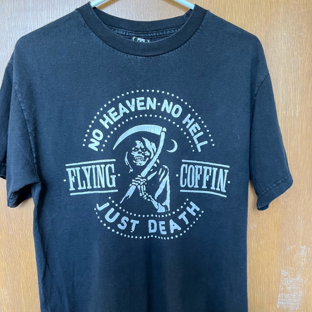 Flying coffin grim reaper T-shirt medium excellent used care medium